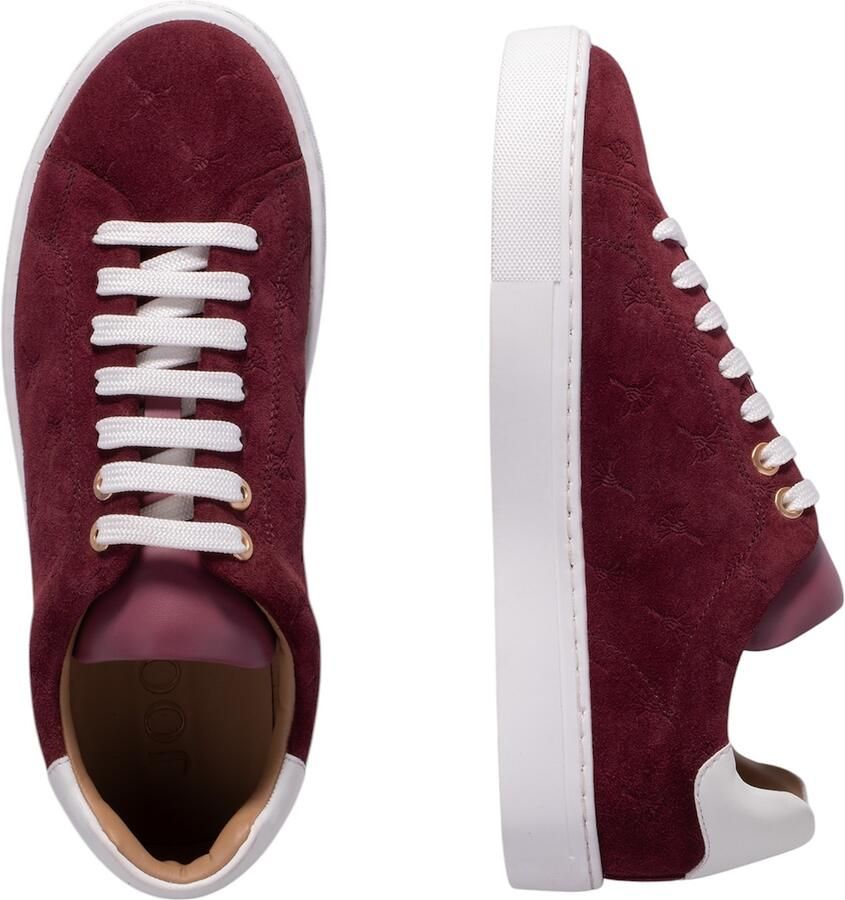 JOOP! Sneakers laag 'Velo Stampa Cari' bourgogne wit - Foto 2