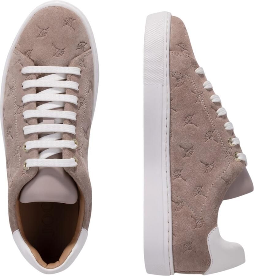JOOP! Sneakers laag 'Velo Stampa Cari' donkerbeige wit - Foto 2