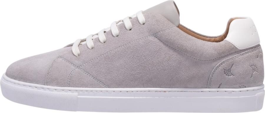 JOOP! Sneakers laag 'Velo Stampa Cody' lichtgrijs wit