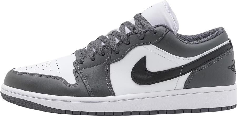 Nike Dunk Nike Air Jordan 1 Low Sneaker Unisex Wit Zwart Grijs LET OP! Doos Zonder Deksel - Foto 4