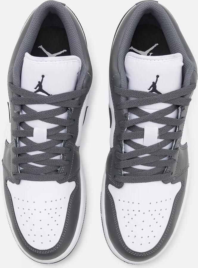 Nike Dunk Nike Air Jordan 1 Low Sneaker Unisex Wit Zwart Grijs LET OP! Doos Zonder Deksel - Foto 6