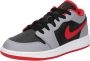 Jordan AJ 1 LO GS Black Ce t Grey White Fire Red Black Ce t Grey White Fire Red - Thumbnail 3