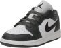 Air Jordan Nike 1 Low GS Grijs Wit Zwart Sneakers Unisex Doos Zonder Deksel - Thumbnail 3
