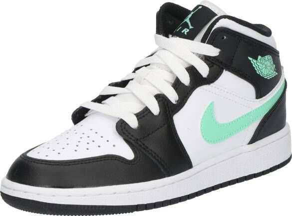 Jordan Kinderschoenen Air 1 Mid White Black Green Glow White Black Green Glow - Foto 3