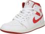 Jordan Air 1 Mid Heren White Dune Red Sail Lobster- Heren White Dune Red Sail Lobster - Thumbnail 3