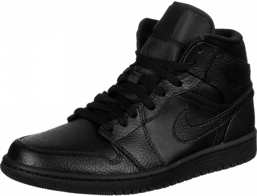 Jordan Air 1 Mid Basketball Schoenen black black black maat: 44.5 beschikbare maaten:41 42.5 40 43 44.5 45 46 40.5 47 - Foto 8