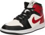 Jordan Air 1 Mid Damesschoenen Sail Off-Noir White Gym Red- Dames Sail Off-Noir White Gym Red - Thumbnail 3