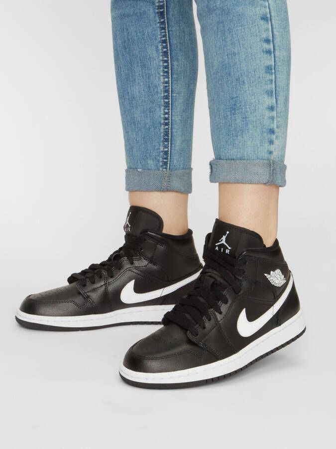Nike WMNS Air Jordan 1 Mid Black White DV0991 - Foto 3