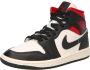 Jordan Wmns Air 1 Mid Basketball Schoenen black gym red sail maat: 42.5 beschikbare maaten:42.5 - Thumbnail 2