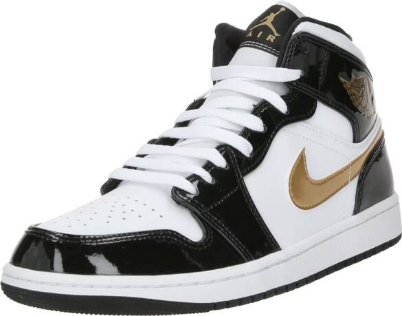 Jordan Air 1 Mid Se Basketball Schoenen black metallic gold white maat: 40.5 beschikbare maaten:41 42.5 43 44.5 45 46 47.5 40.5 - Foto 5