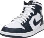 Jordan Air 1 Mid Basketball Schoenen mid white metallic gold obsidian maat: 44.5 beschikbare maaten:44.5 - Thumbnail 3