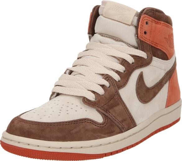 Nike Air Jordan 1 Retro High Unisex Sneaker Limited Edition Bruin Beige Wit - Foto 2