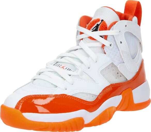 Nike Jordan jumpman Basketbalschoenen Wit Oranje