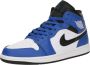 Jordan Schoenen Air 1 Mid Game Royal White Black- Heren Game Royal White Black - Thumbnail 4