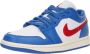 Nike Air Jordan 1 Low Sport Blue Gym Red (Women's) D BLAUW Schoenen - Thumbnail 2