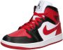 Jordan Wmns Air 1 Mid Black Gym Red White Schoenmaat 37 1 2 Sneakers BQ6472 079 - Thumbnail 3