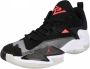 Jordan One Take 3 Black Bright Crimson White Grey Fog Schoenmaat 40 1 2 Basketball Performance Low DC7701 001 - Thumbnail 2