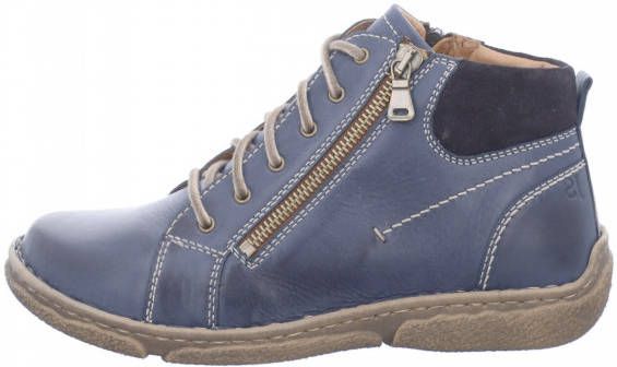Josef Seibel NEELE 51 Volwassenen VeterlaarzenHalf-hoge schoenen Kleur:  Blauw Maat: 36 - Schoenen.nl