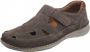 Josef Seibel Comfortabele Heren Sandalen in Donkergrijs - Thumbnail 2