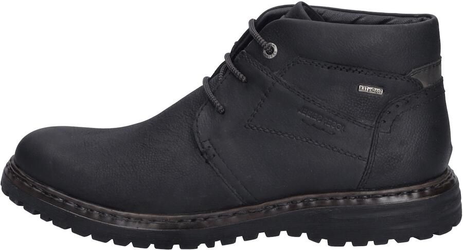 Josef Seibel ERROLL~52~~~~~~~~~~~~~~~~~~~~~ Vrije tijd half-hoog Heren veterschoen Heren sneakersPopulaire herenschoenen Josef Zwart