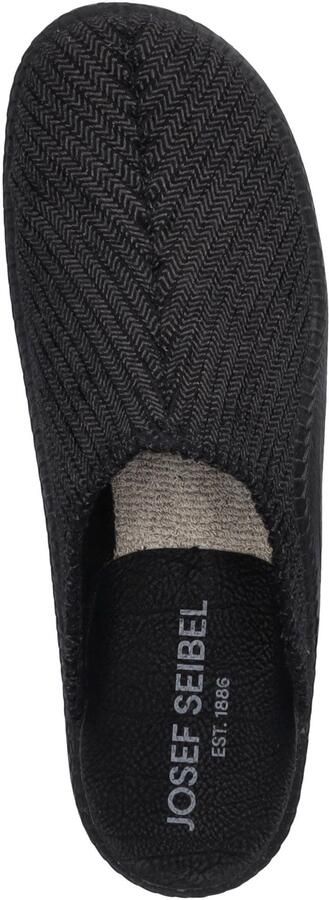 Josef Seibel Heren Pantoffel Muil Monaco 220 17901-100 Zwart Grijs - Foto 8