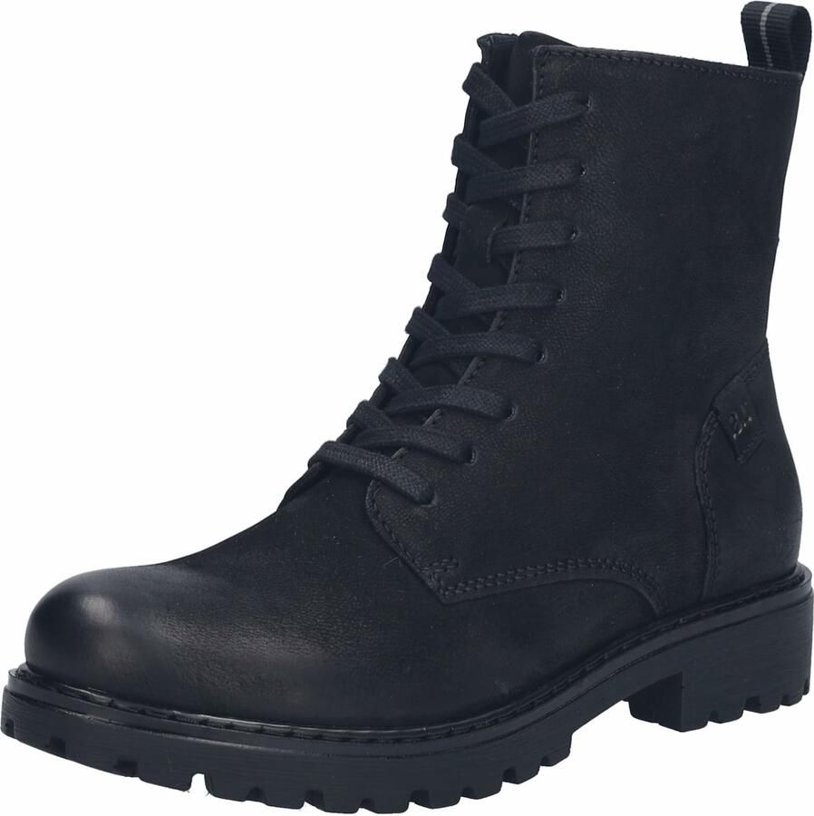 Josef Seibel MELINDA 02 Hoge sneakers Veterboots Dames veterschoenen Dames sneakersHalf-hoge schoenen Zwart - Foto 3