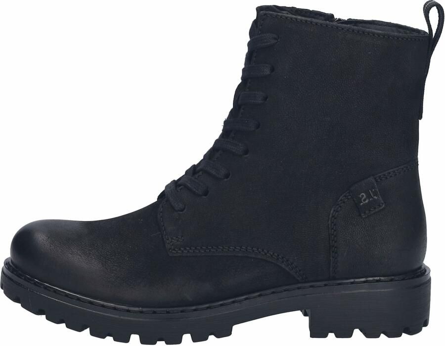 Josef Seibel MELINDA 02 Hoge sneakers Veterboots Dames veterschoenen Dames sneakersHalf-hoge schoenen Zwart - Foto 2