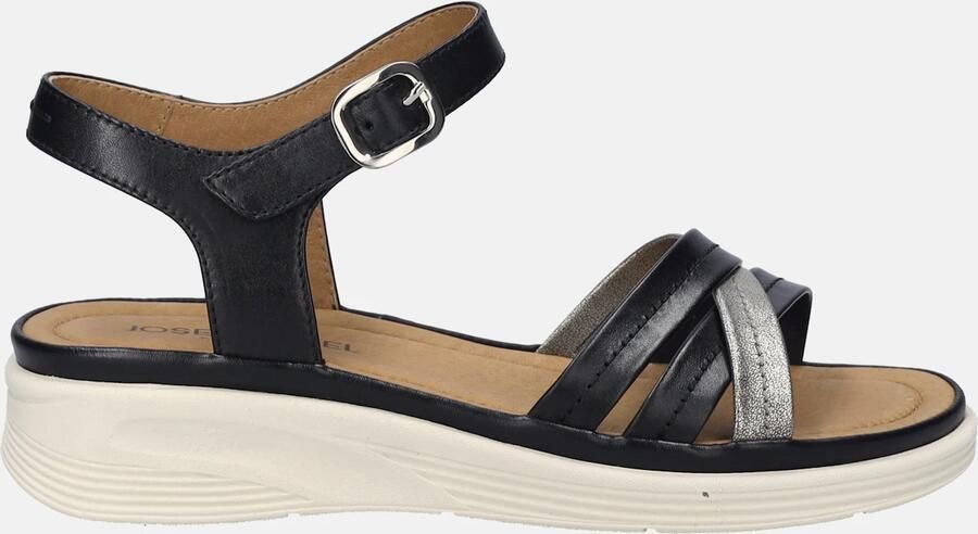 Josef Seibel Sevran 02 Sandale für Damen Schwarz - Foto 4