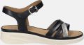Josef Seibel Sevran 02 Sandale für Damen Schwarz - Zwart