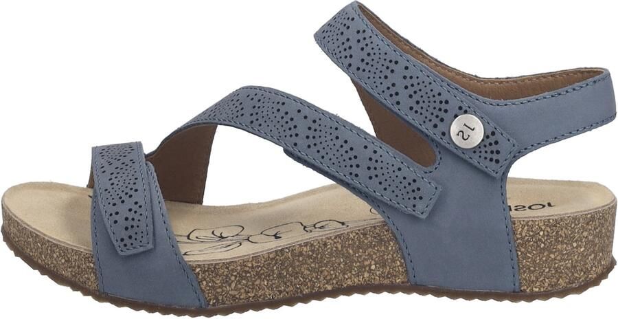 Josef Seibel Dames sandalen Tonga 78 Artikel 78578 380 525 Kleur Blauw - Foto 3