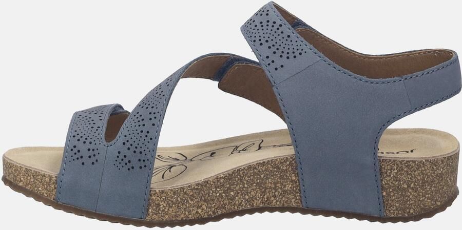 Josef Seibel Dames sandalen Tonga 78 Artikel 78578 380 525 Kleur Blauw - Foto 5
