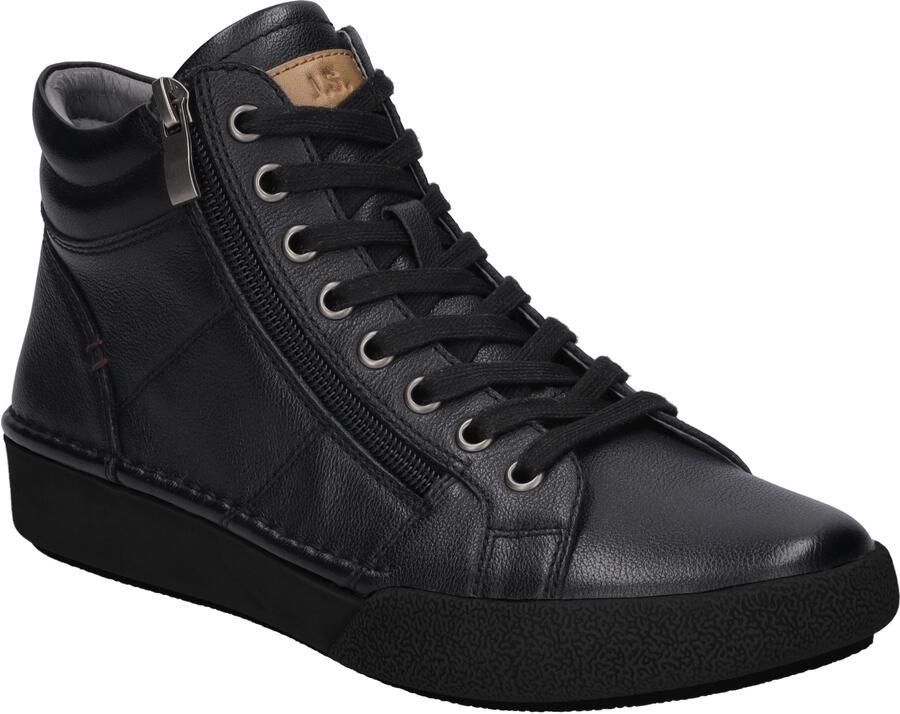 Josef Seibel CLAIRE~11~~~~~~~~~~~~~~~~~~~~~ Hoge sneakers Veterlaarzen Dames veterschoenen Dames sneakersHalf-hoge schoenenPopulaire damesschoenen Josef Zwart