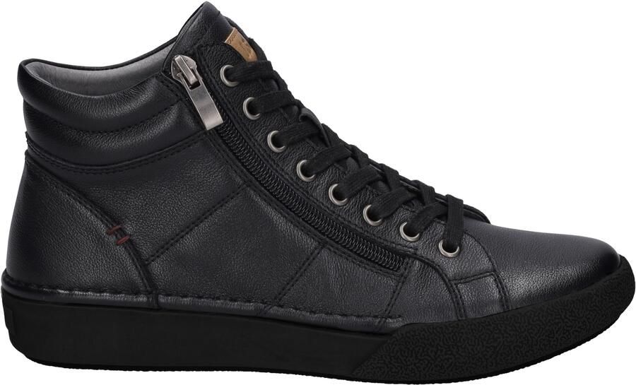 Josef Seibel CLAIRE~11~~~~~~~~~~~~~~~~~~~~~ Hoge sneakers Veterlaarzen Dames veterschoenen Dames sneakersHalf-hoge schoenenPopulaire damesschoenen Josef Zwart