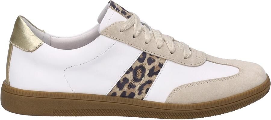 Josef Seibel Sneakers Joleen 03 retro sneaker veterschoen comfort-schoen met leeuw-patroon