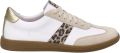 Josef Seibel Sneakers Joleen 03 retro sneaker veterschoen comfort-schoen met leeuw-patroon - Beige