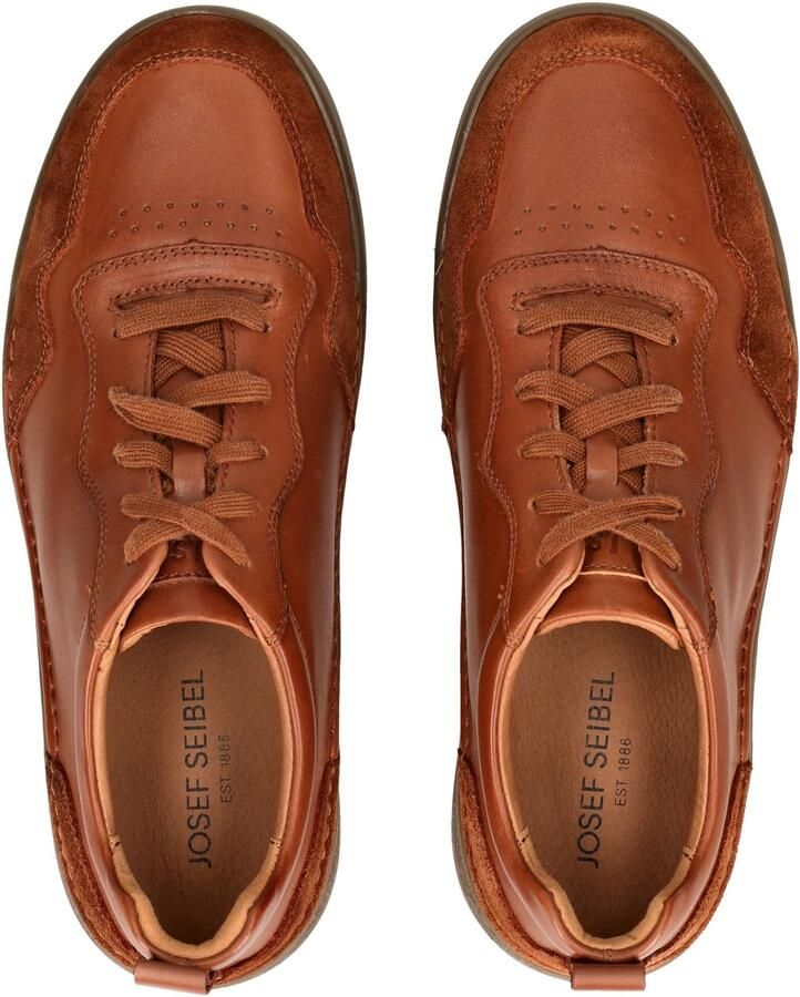 JOSEF SEIBEL Sneakers hoog 'CLEVE 01' chocoladebruin offwhite - Foto 2