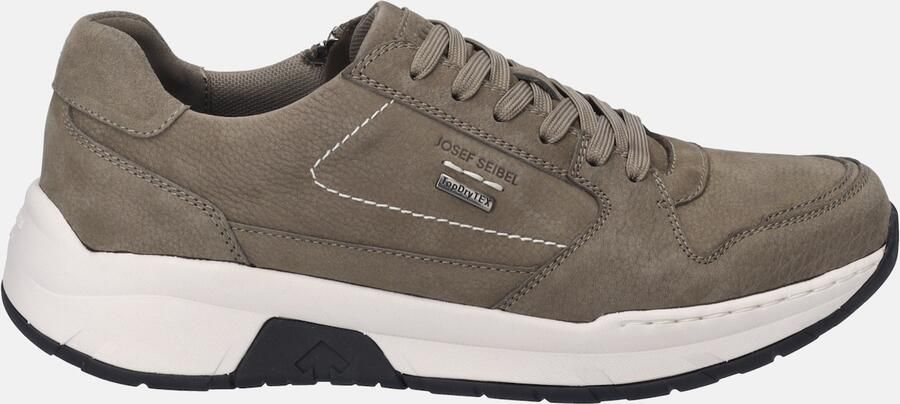 Josef Seibel Taupe Leren Sneaker met TopdryTex Gray Heren