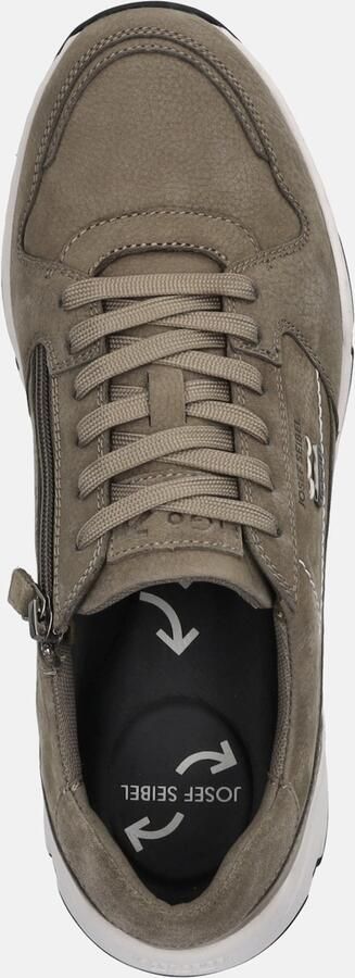 Josef Seibel Taupe Leren Sneaker met TopdryTex Gray Heren - Foto 6