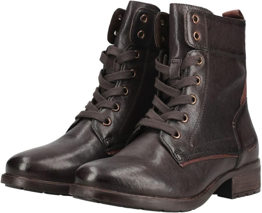 Josef Seibel Dames veterboot Kate 07 Artikel 75307 M135 365 Donkerbruin - Foto 3
