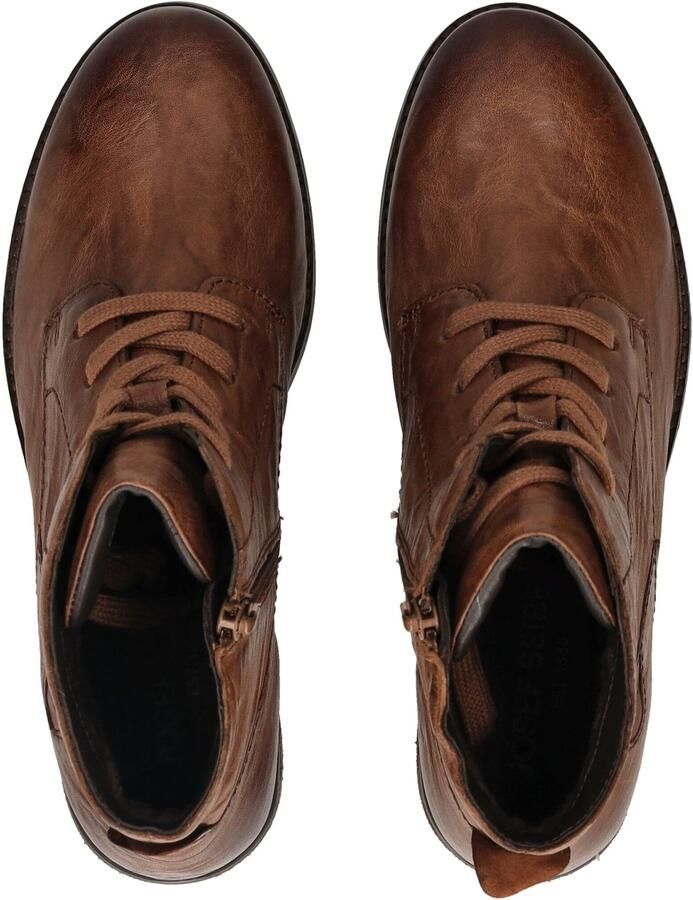 Josef Seibel KATE 17 Hoge sneakers Veterboots Dames veterschoenen Dames sneakersHalf-hoge schoenen Cognac - Foto 6
