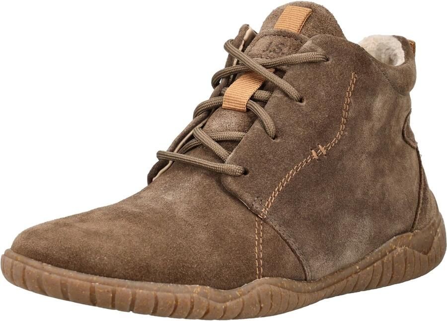 Josef Seibel WYNONA 05 Hoge sneakers Veterboots Dames veterschoenen Dames sneakersHalf-hoge schoenenPopulaire damesschoenen JosefBarefoot Taupe - Foto 9