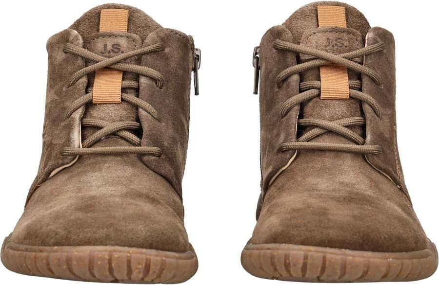 Josef Seibel WYNONA 05 Hoge sneakers Veterboots Dames veterschoenen Dames sneakersHalf-hoge schoenenPopulaire damesschoenen JosefBarefoot Taupe - Foto 3