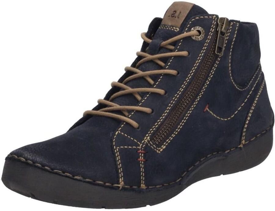 Josef Seibel Veterlaarsjes Fergey 67 Veterschoenen winterlaarzen comfortabele schoen met rits - Foto 5