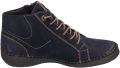 Josef Seibel Veterlaarsjes Fergey 67 Veterschoenen winterlaarzen comfortabele schoen met rits - Blauw