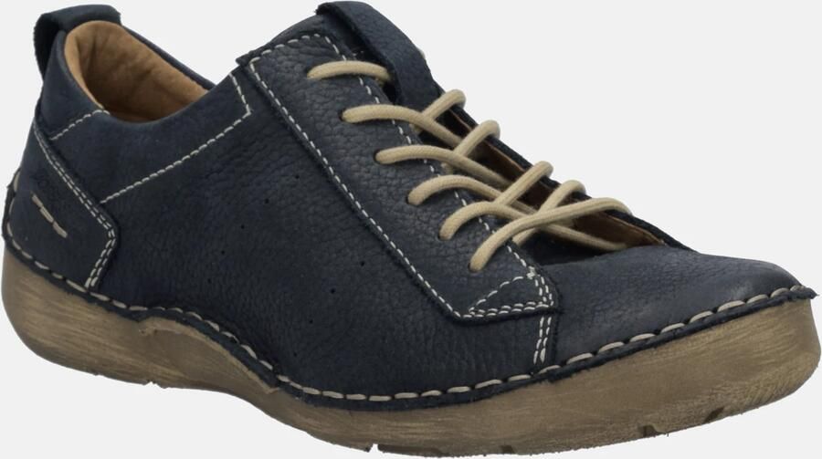 JOSEF SEIBEL Veterschoen blauw - Foto 4