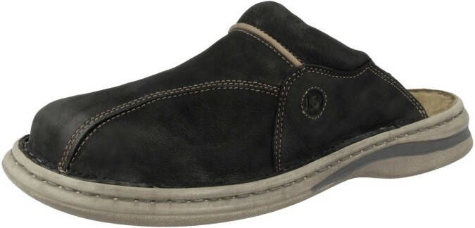 Josef Seibel -Heren zwart pantoffels & slippers - Foto 4