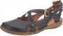 Josef Seibel ROSALIE 13 Volwassenen Platte sandalenDames Sandalen Blauw - Thumbnail 3