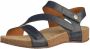 Josef Seibel TONGA 25 Volwassenen Sandalen met hakDames Sandalen Blauw - Thumbnail 2