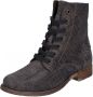 Josef Seibel Hoge veterschoenen SIENNA 82 met modieuze krantenprint - Thumbnail 4