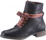 Josef Seibel SANJA 04 Volwassenen VeterlaarzenHalf hoge schoenen Kleur Blauw - Thumbnail 4
